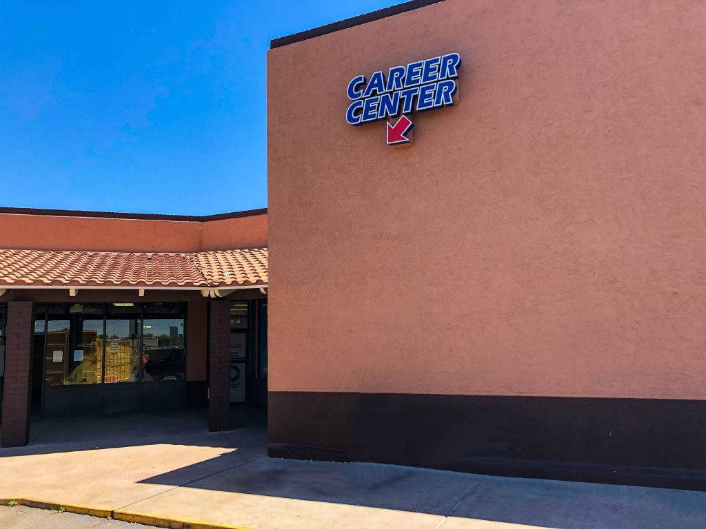 Goodwill AZ | "Career Center" on exterior of building