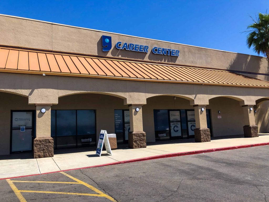 Goodwill AZ | Exterior of Career center building
