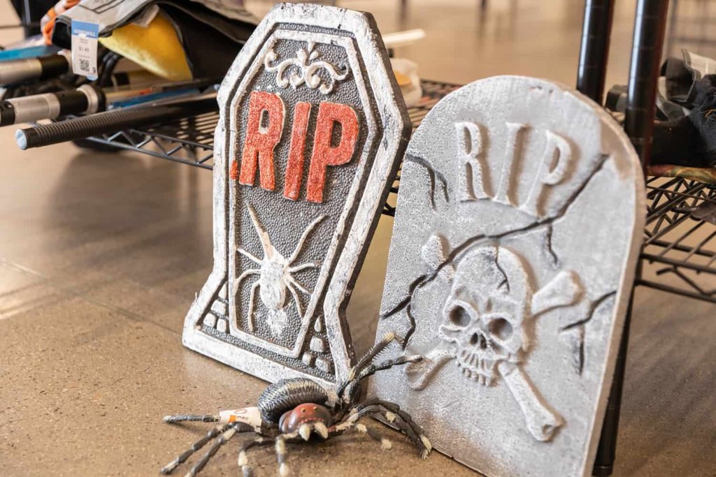 halloween costume and decor