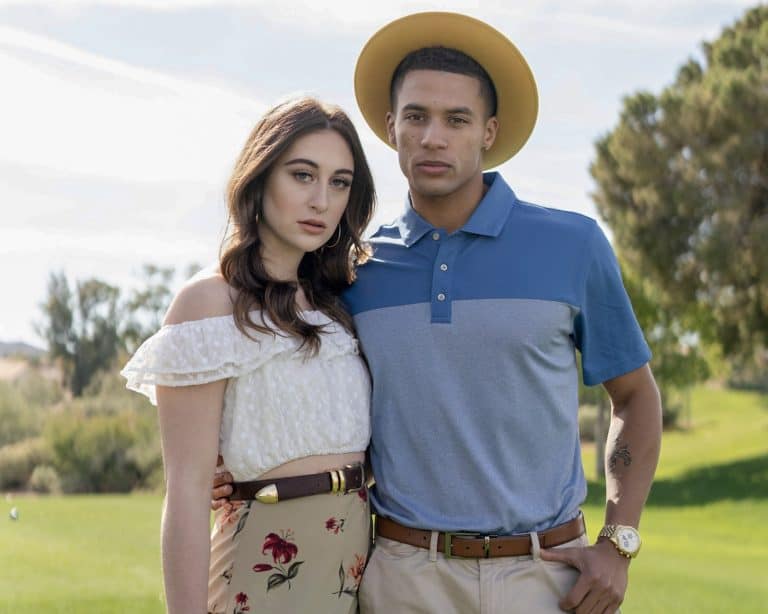 Goodwill AZ | A couple standing on a golf course