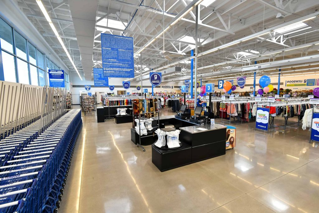 Goodwill AZ | Carts and registers in store