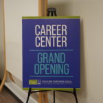 Career center Grand Opening poster