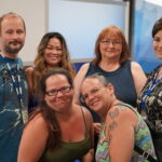 group of people smiling