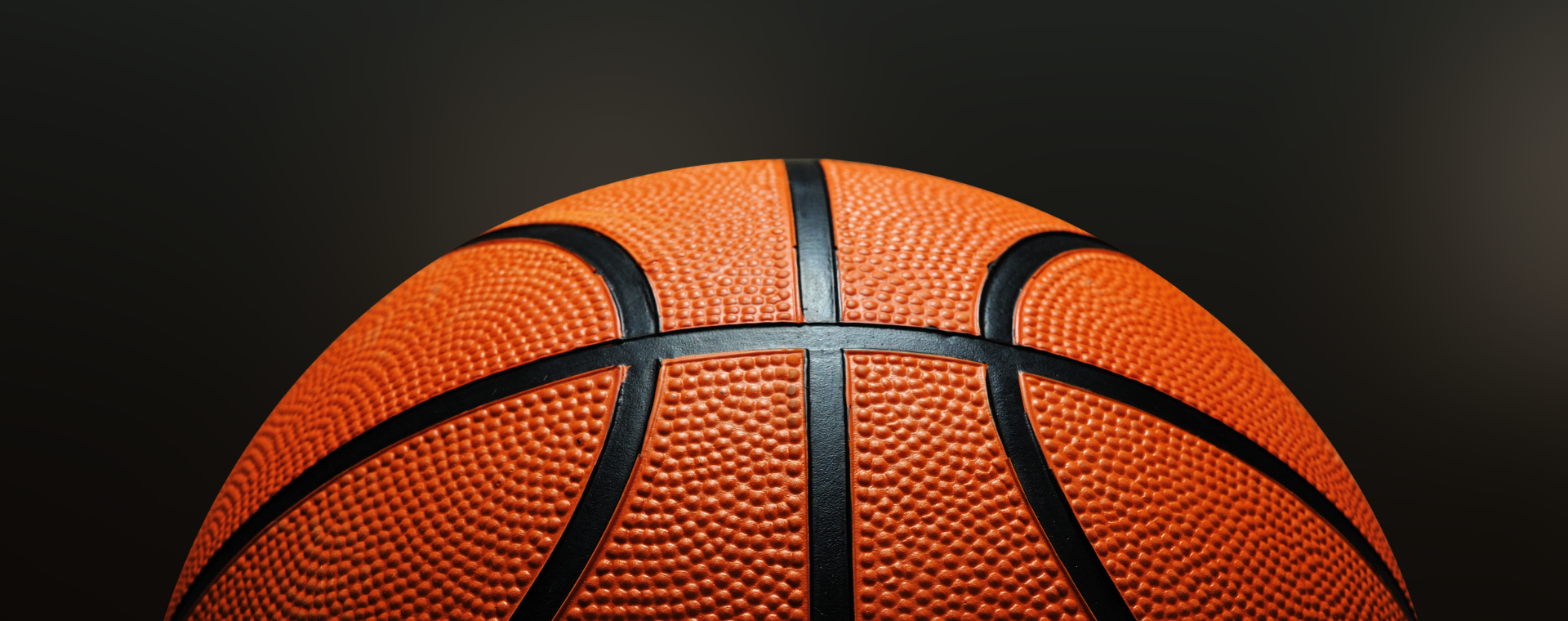 A close up of a basketball