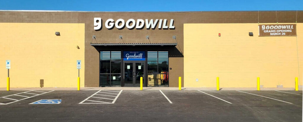 Exterior of a Goodwill store